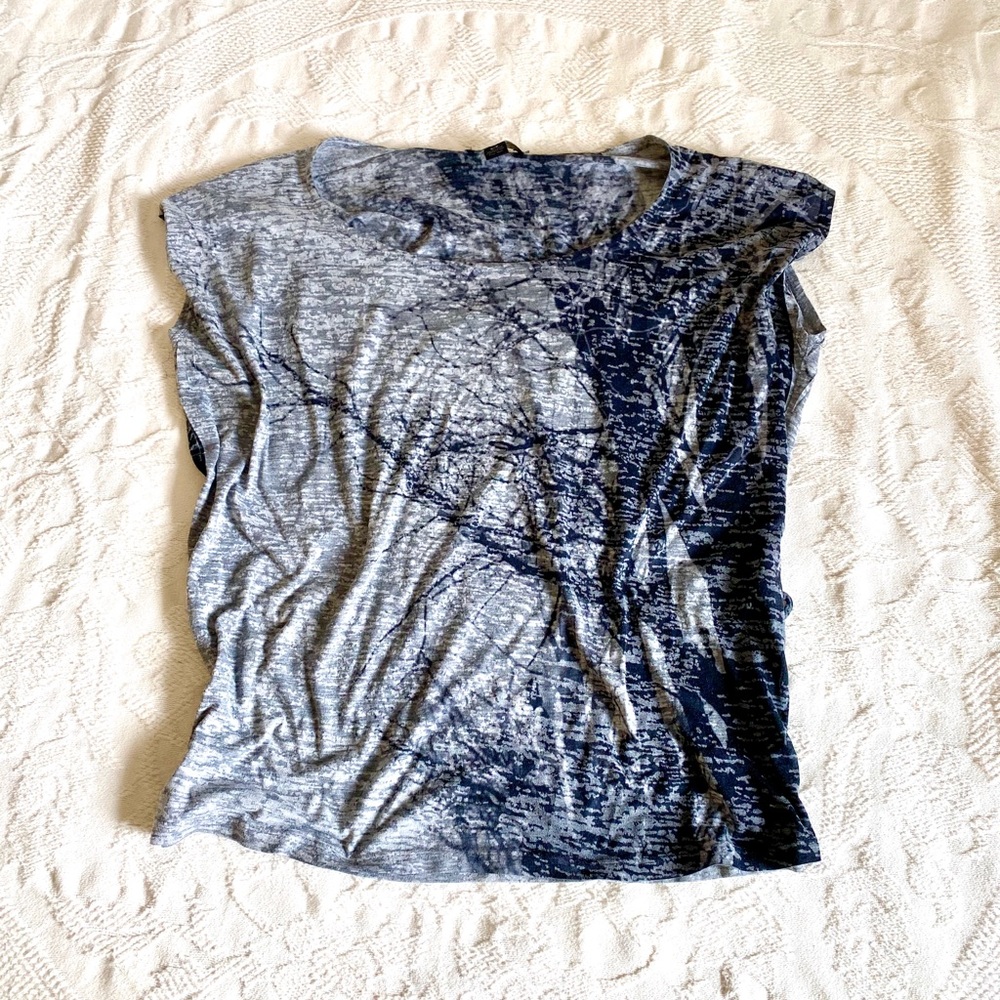 Edgy Black Tree Acid Wash Style Shirt